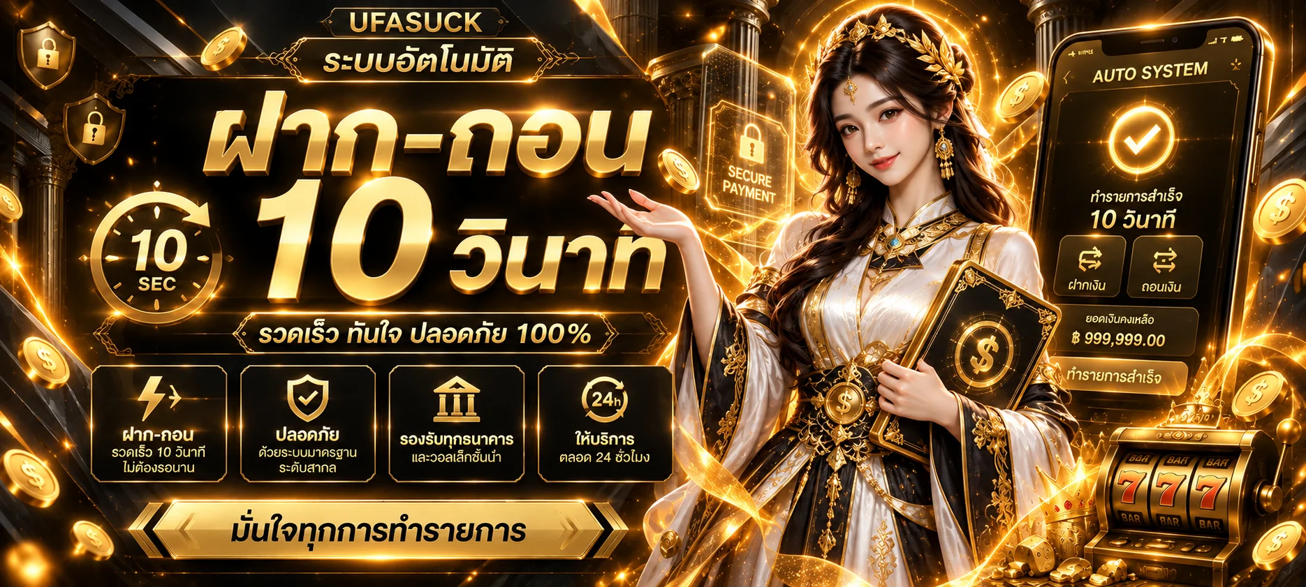 UFASUCK สล็อตออนไลน์พร้อมระบบฝากถอนออโต้